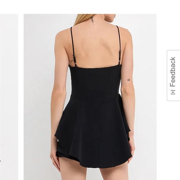 Endless Rose Corset Bustier Ruffled Romper - Picture 3 of 6